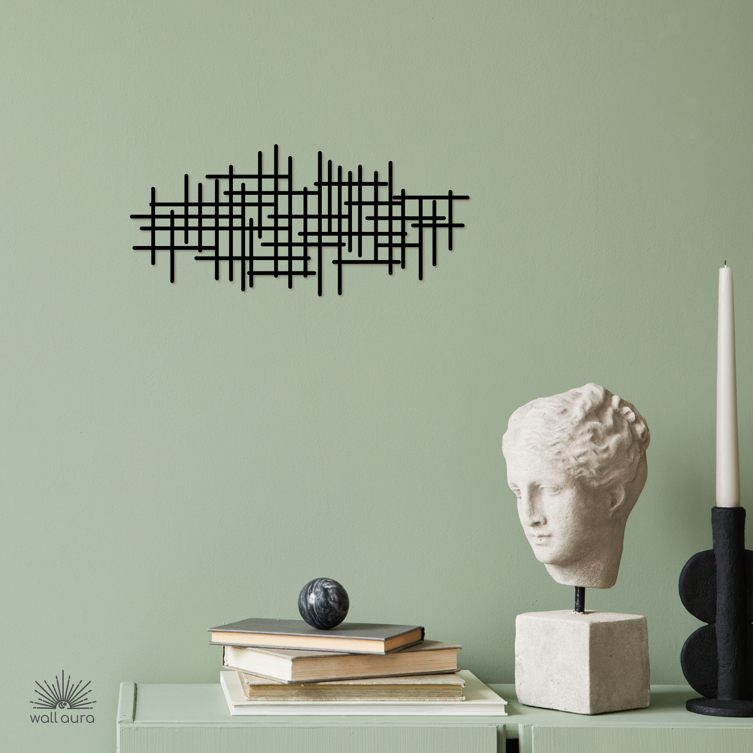 גריד גאומטרי מודרני ממתכת