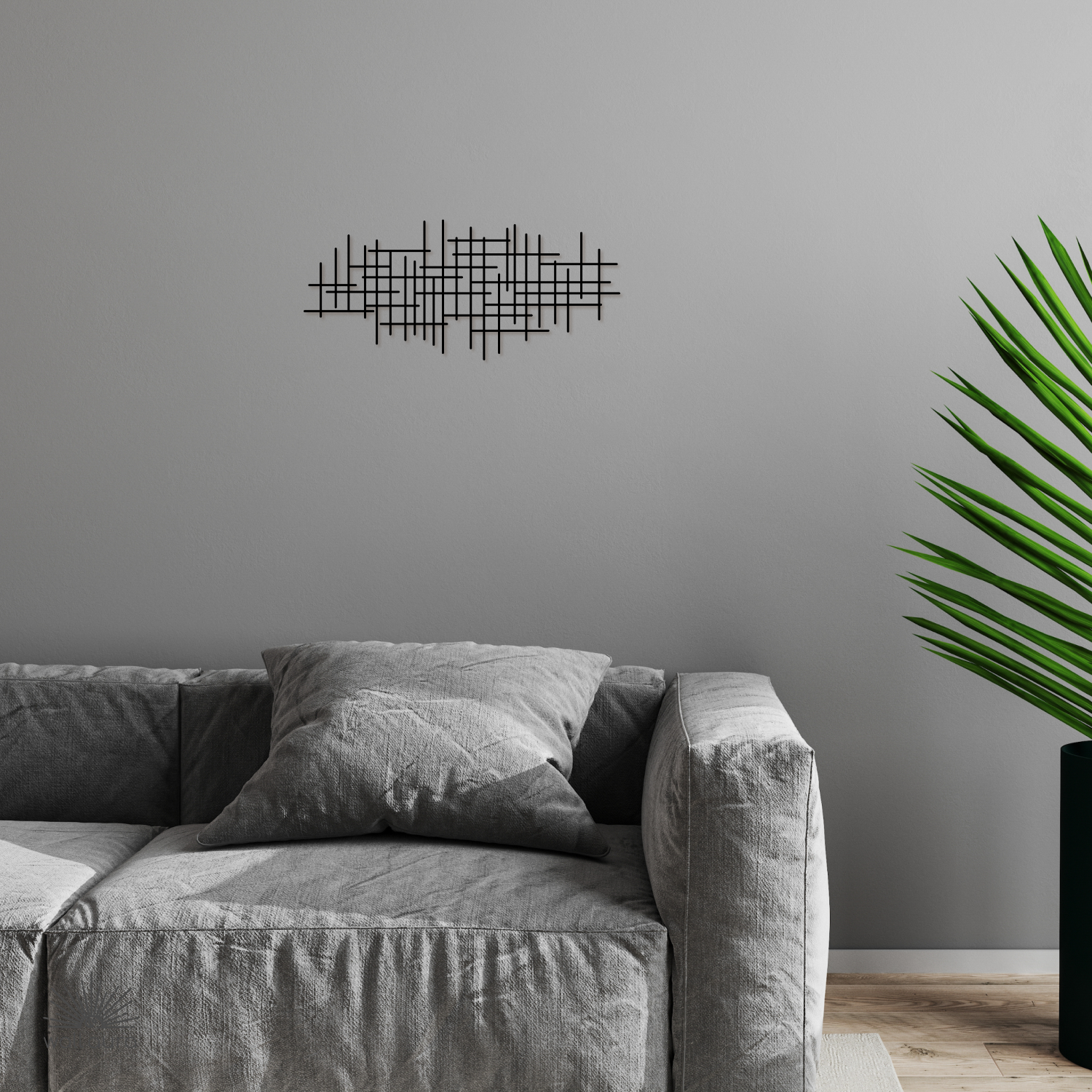 גריד גאומטרי מודרני ממתכת