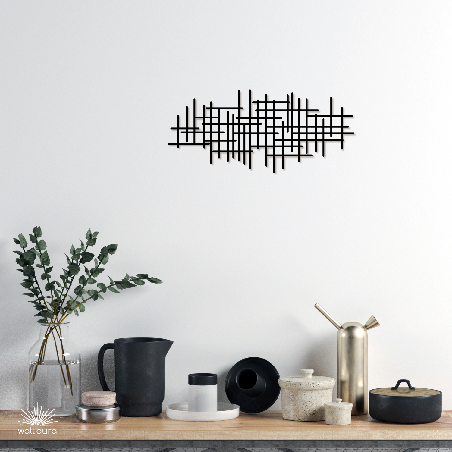 גריד גאומטרי מודרני ממתכת