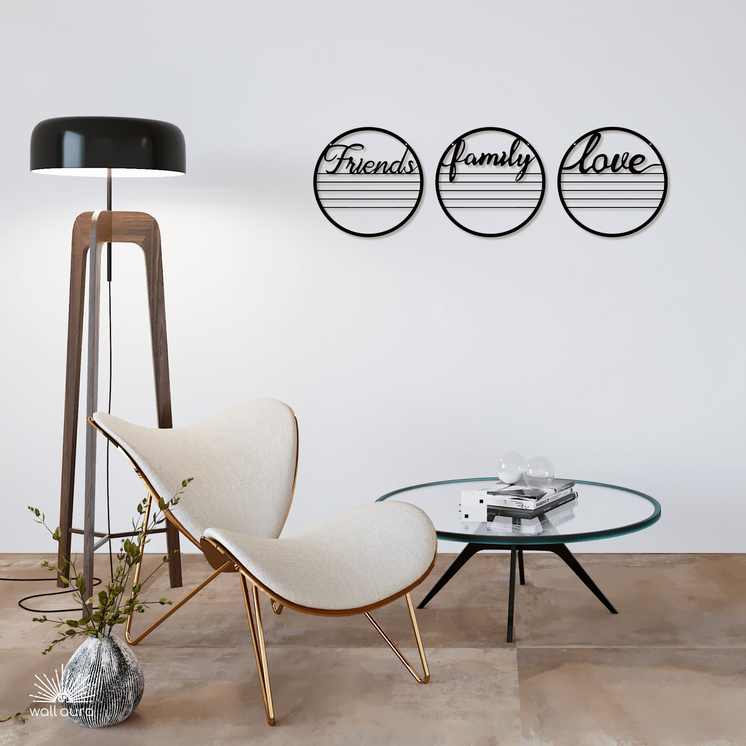 תמונת קיר ממתכת משפטי השראה