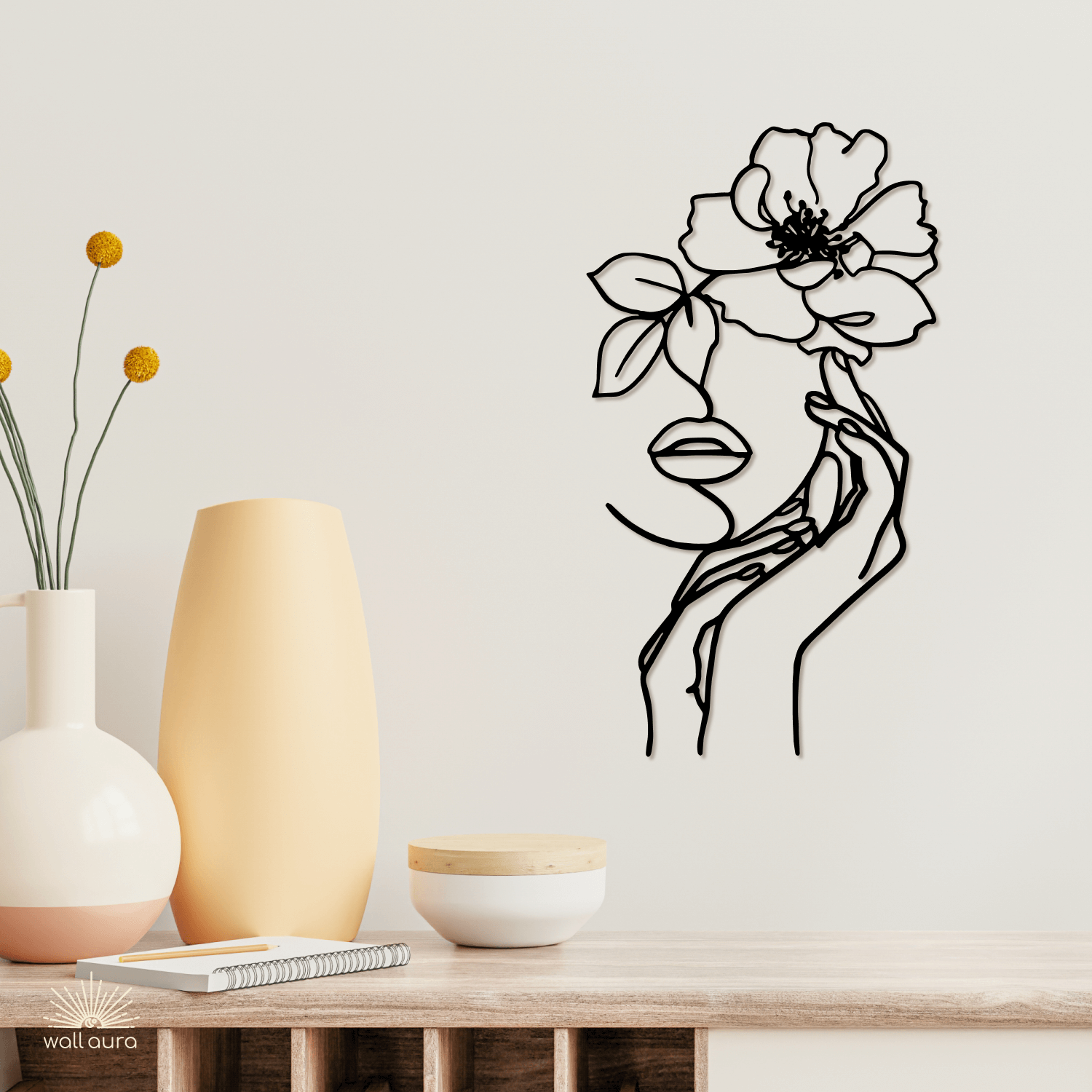 עיצוב מתכת לקיר Emotion