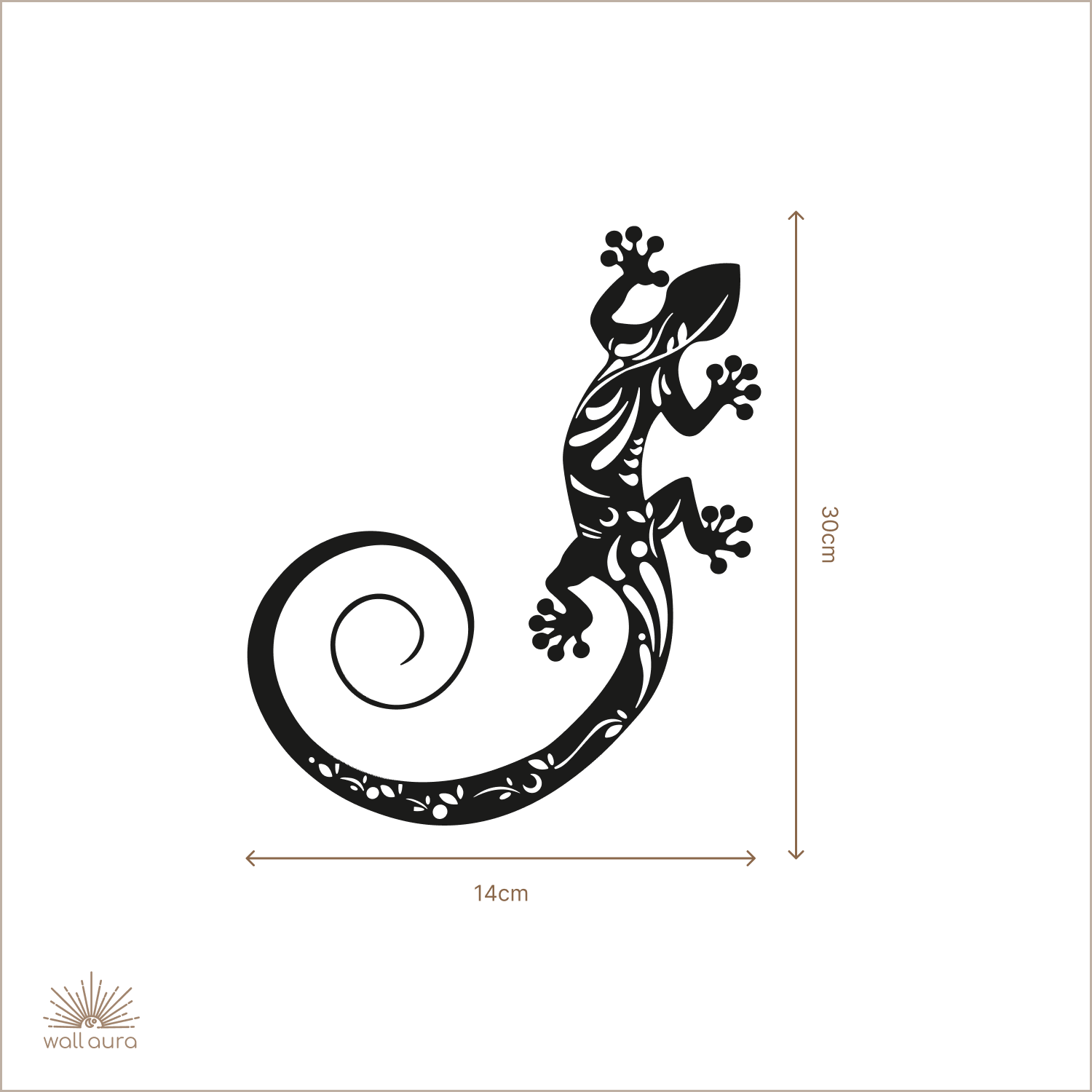 עיצוב קיר ממתכת שממית