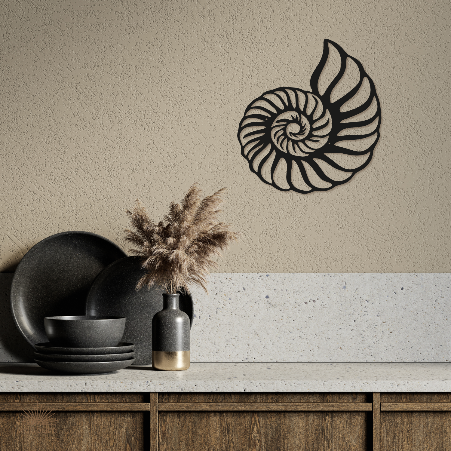 שלט מתכת נאוטילוס