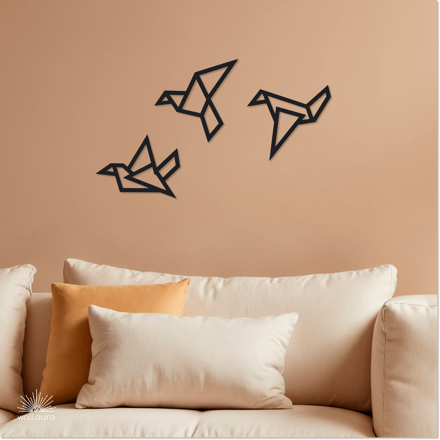 ציפורי מתכת לקיר