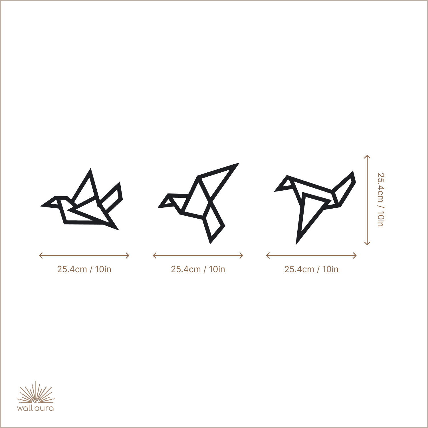 ציפורי מתכת לקיר