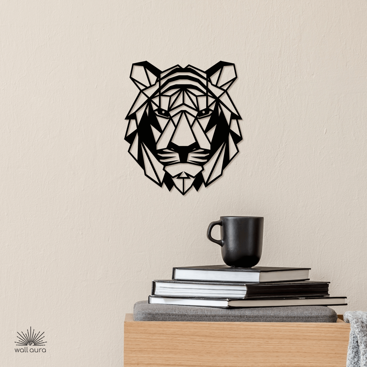 ראש נמר גיאומטרי מברזל